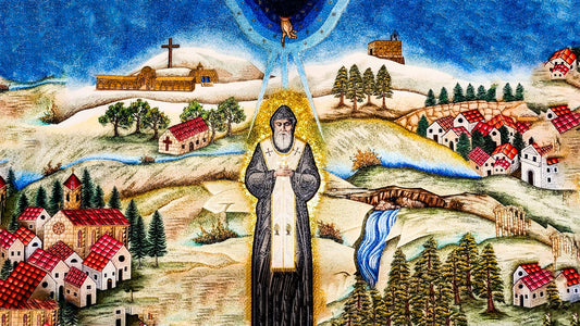 Pearl Print - St Charbel, Sanctuary of Heavenly Wisdom - Icon