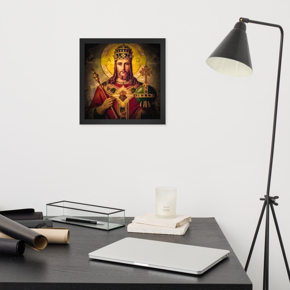 Christus Rex #FramedPoster