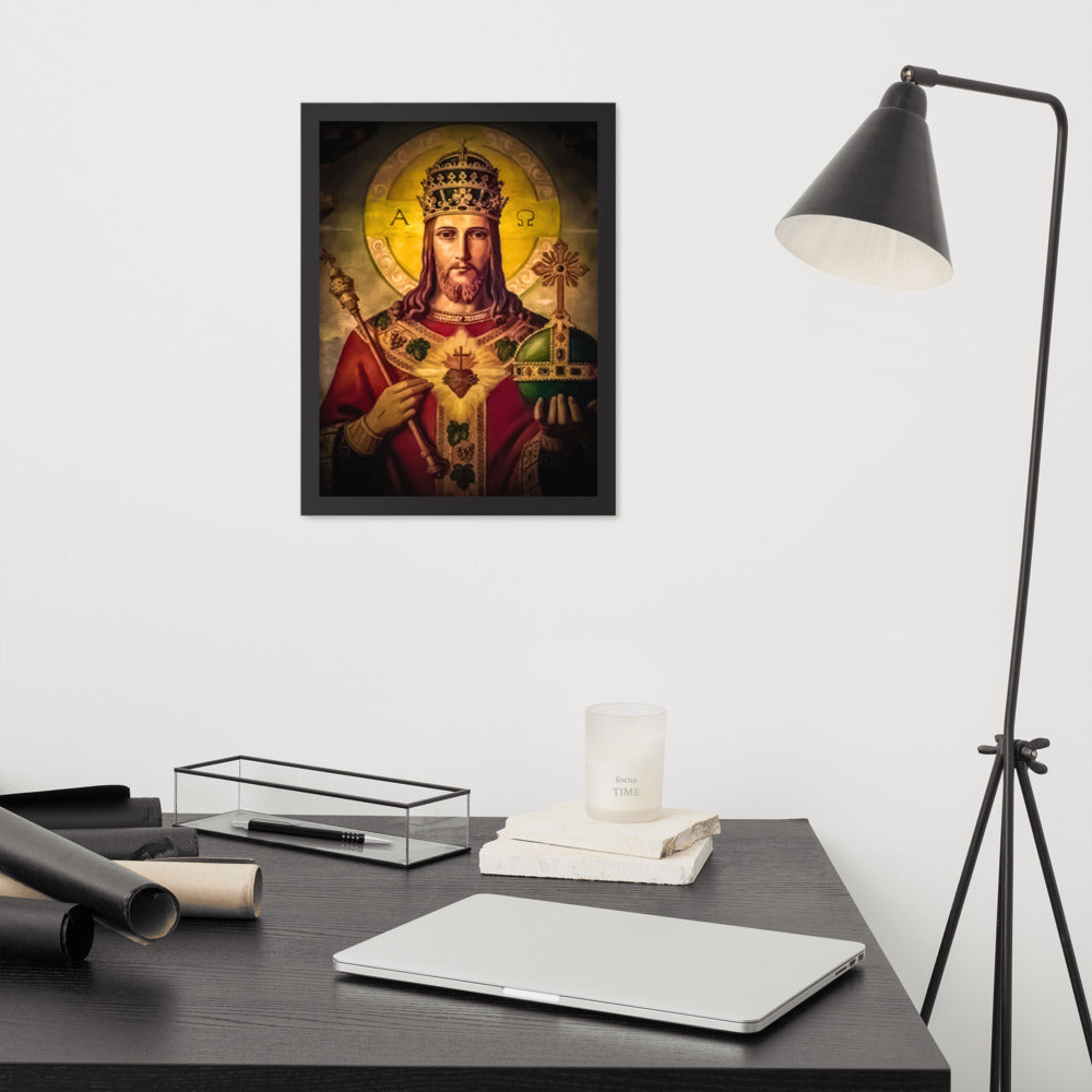 Christus Rex #FramedPoster