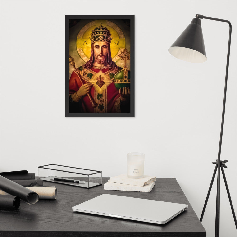 Christus Rex #FramedPoster