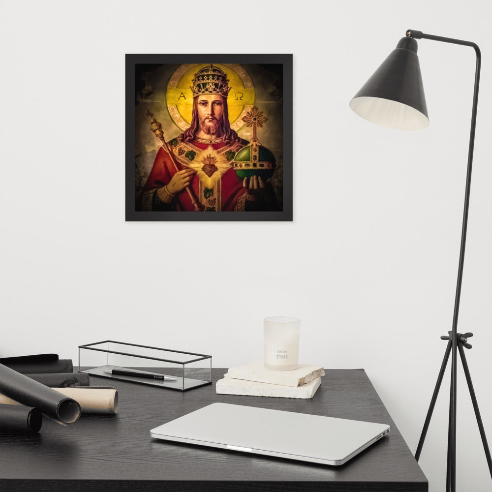 Christus Rex #FramedPoster