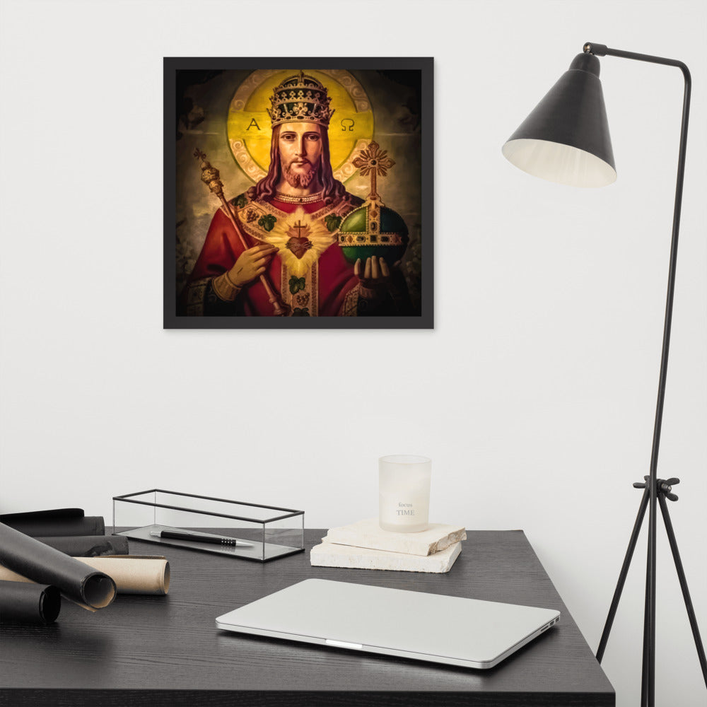 Christus Rex #FramedPoster