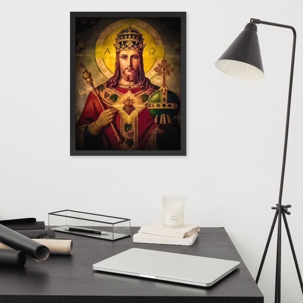 Christus Rex #FramedPoster