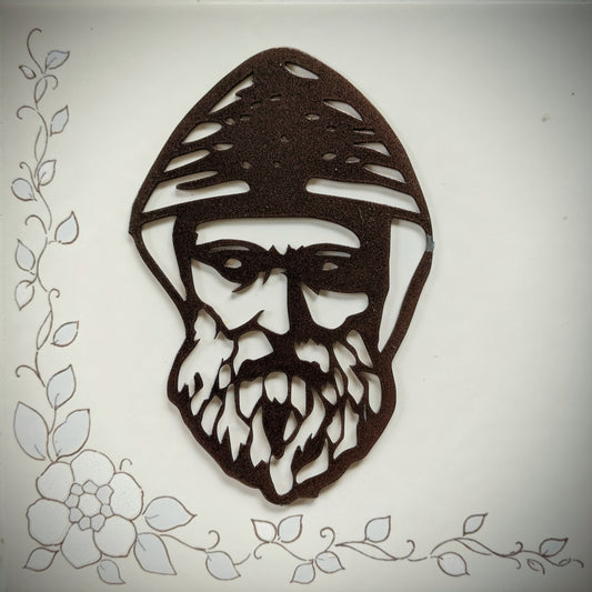 St Charbel - Metal Sign 18 gauge steel 5 colors 7 sizes