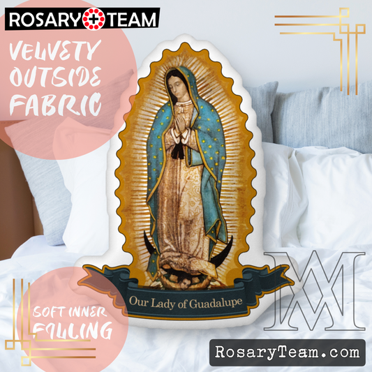 Our Lady of Guadalupe - Virgin Mary - Custom-shaped pillow