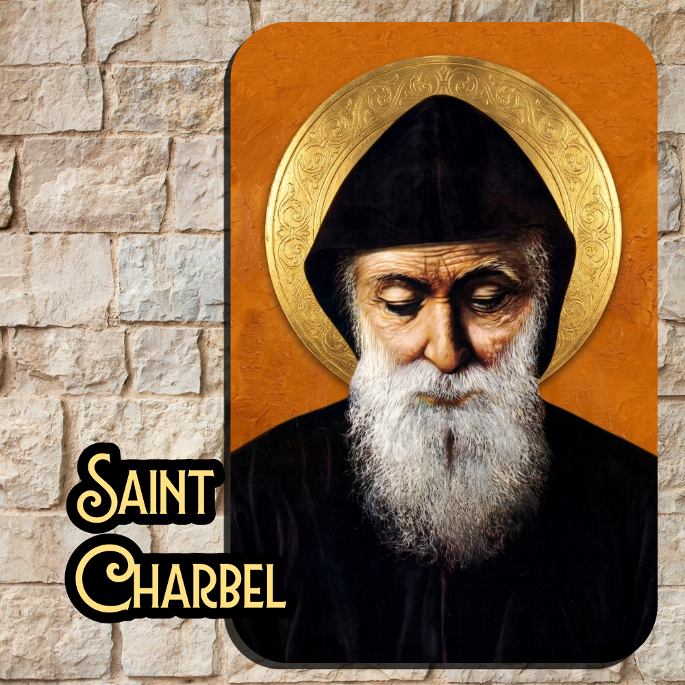 Saints From the Maronite Church Mounted Icon Prints (10-Pack) – Premium 4x6" Silver-Halide Lustre Art with Contemporary Round Corners