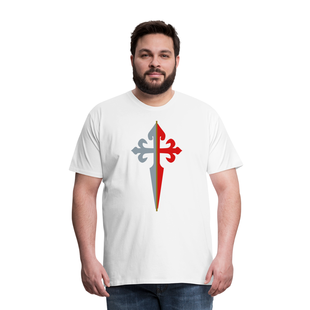 St James the Apostle Cross San Santiago Apostol Premium T-Shirt - white