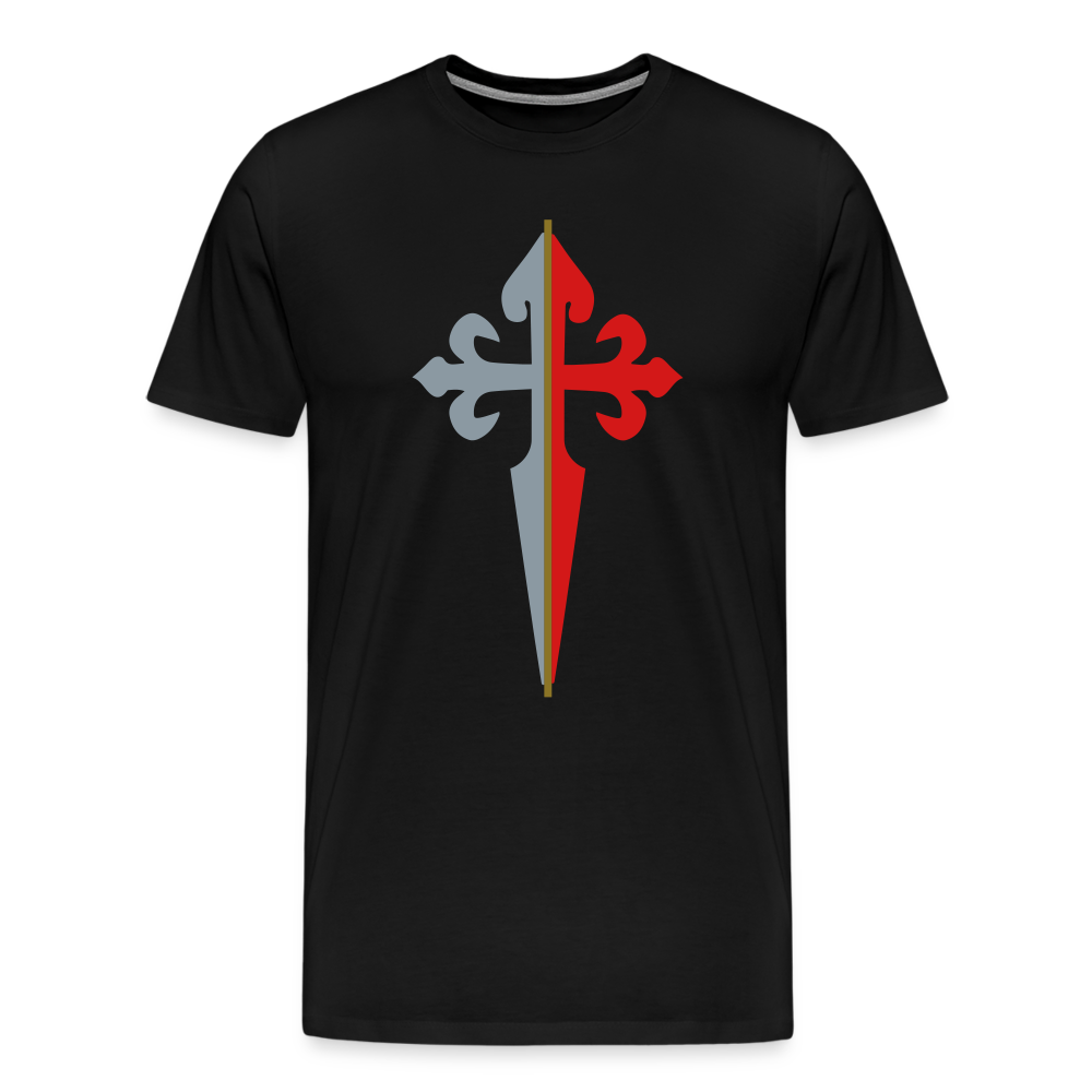 St James the Apostle Cross San Santiago Apostol Premium T-Shirt - black