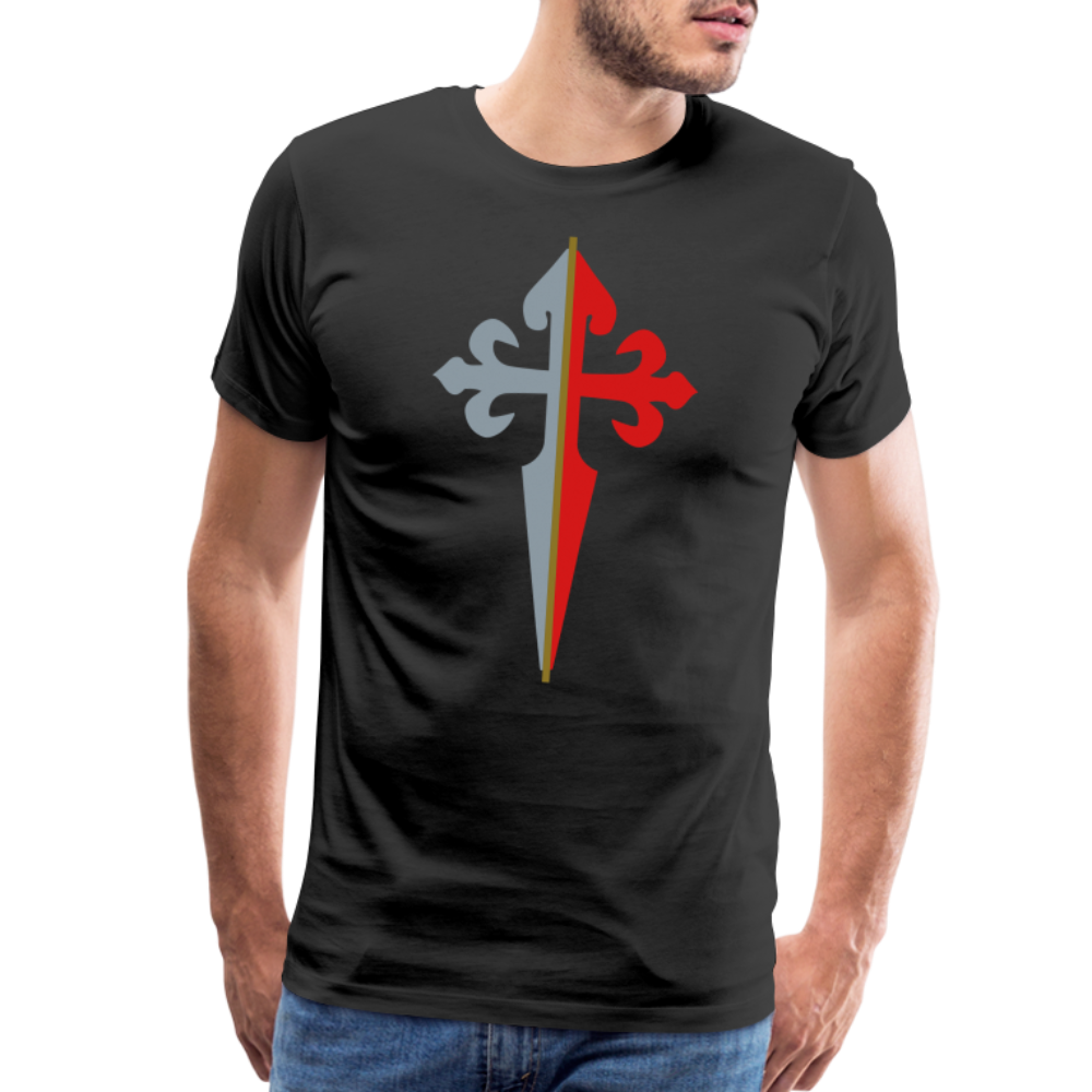 St James the Apostle Cross San Santiago Apostol Premium T-Shirt - black
