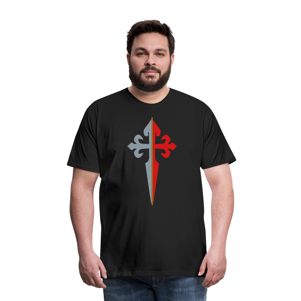 St James the Apostle Cross San Santiago Apostol Premium T-Shirt - black