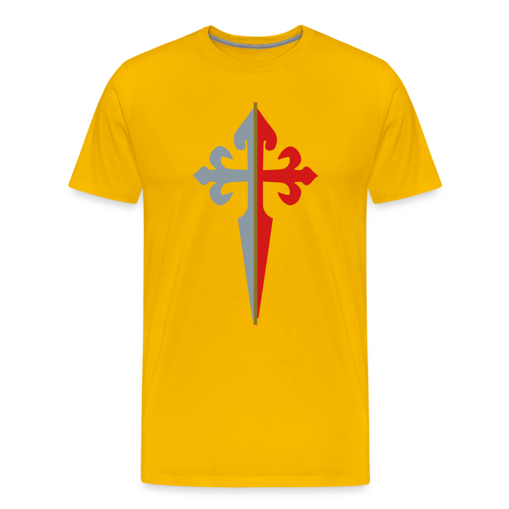 St James the Apostle Cross San Santiago Apostol Premium T-Shirt - sun yellow