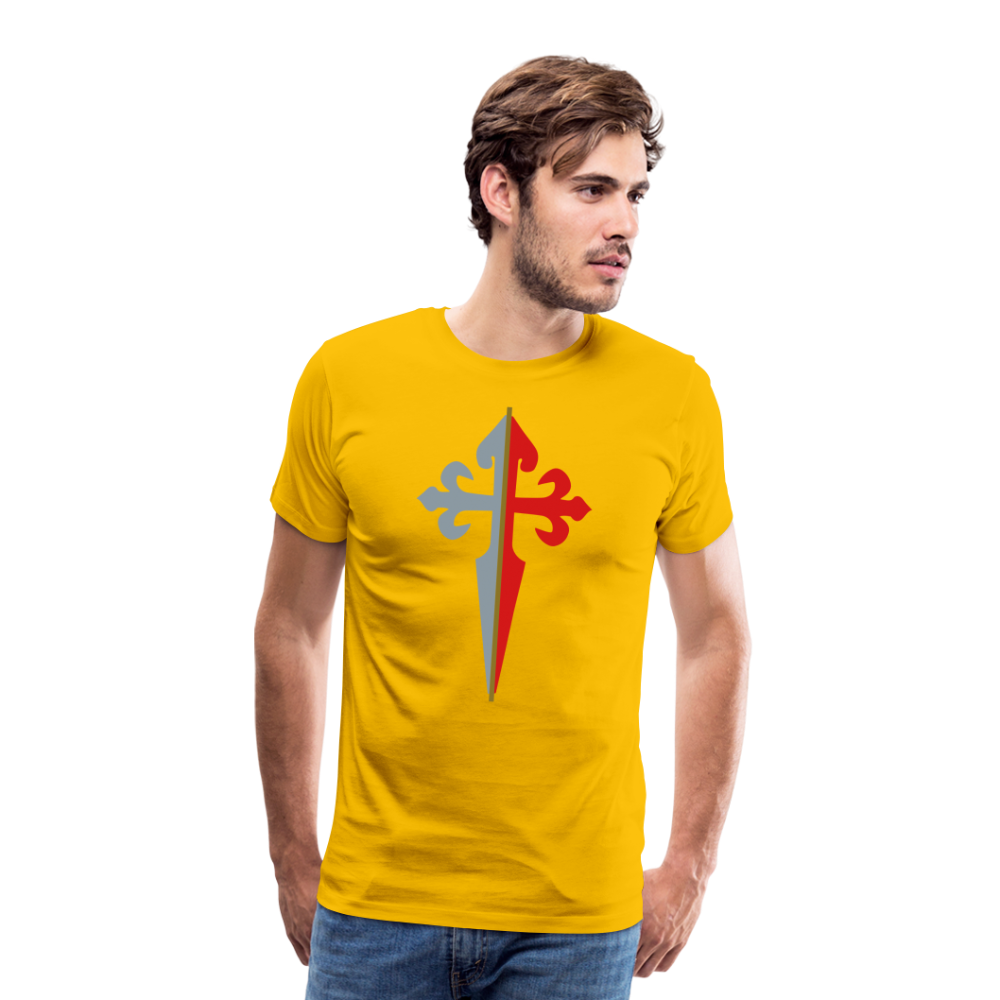 St James the Apostle Cross San Santiago Apostol Premium T-Shirt - sun yellow