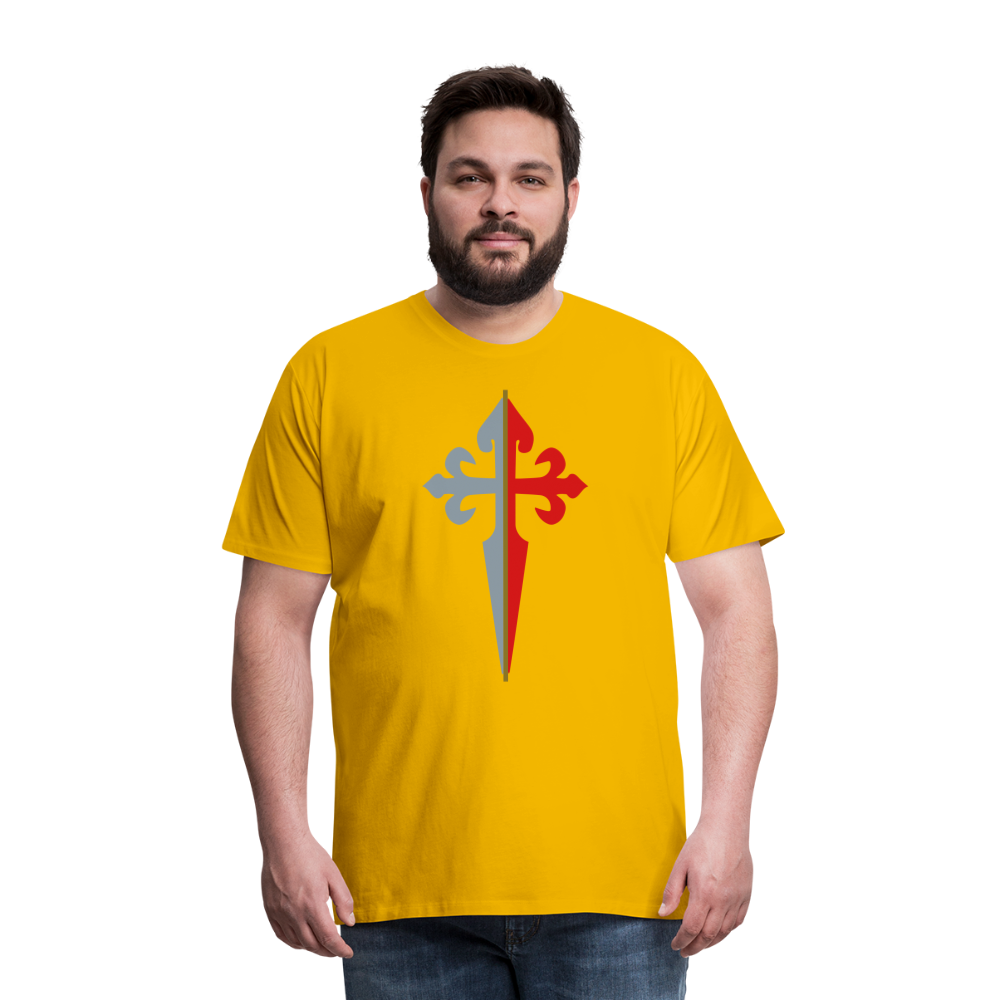 St James the Apostle Cross San Santiago Apostol Premium T-Shirt - sun yellow