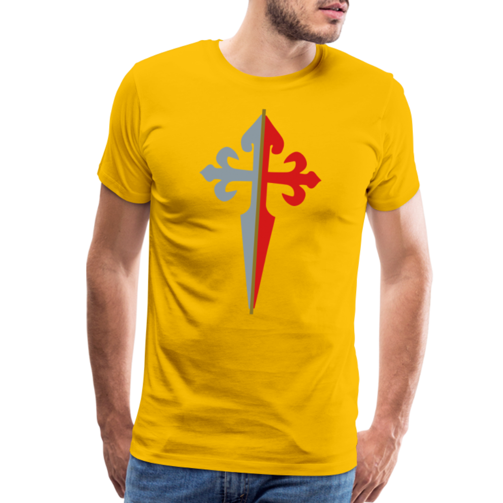St James the Apostle Cross San Santiago Apostol Premium T-Shirt - sun yellow