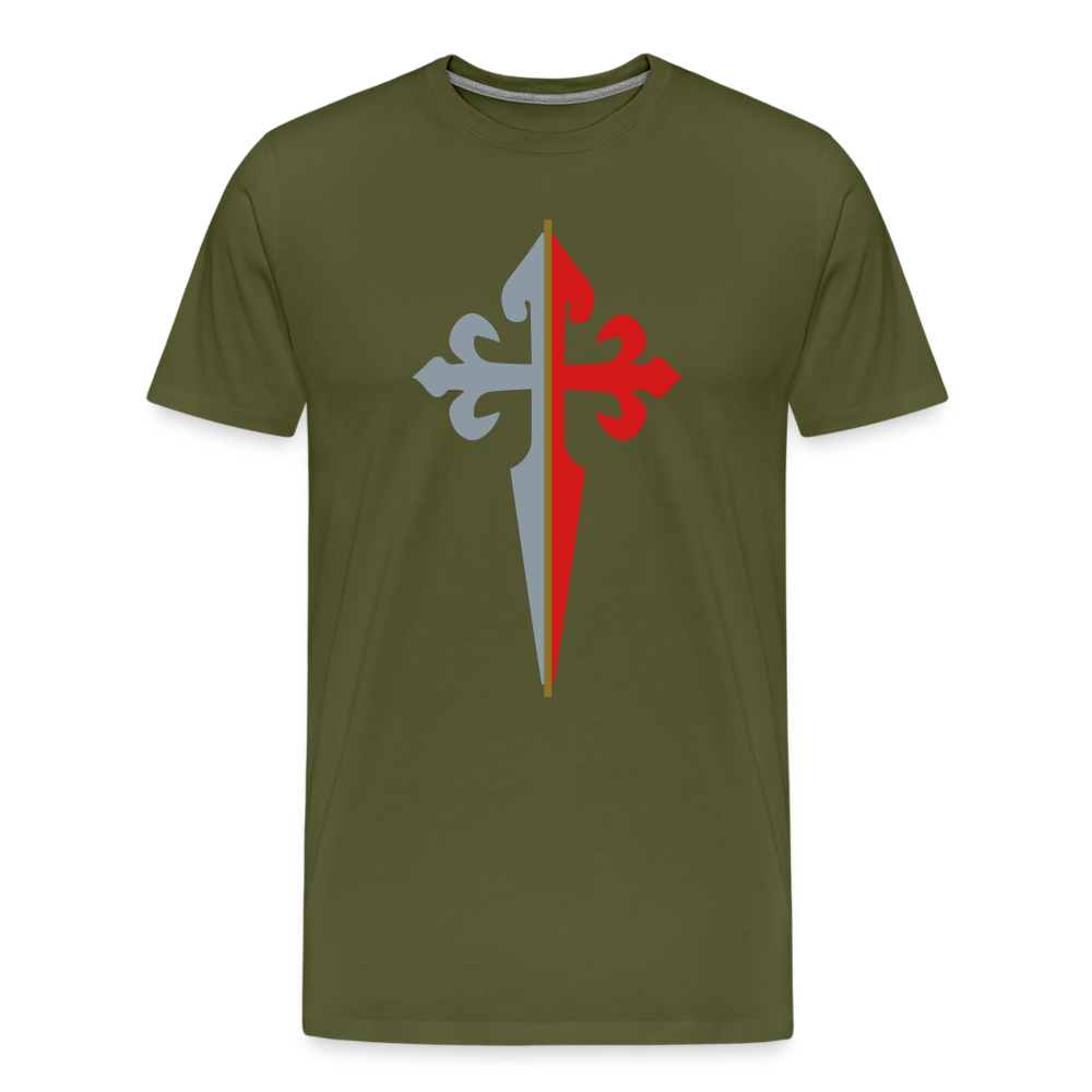 St James the Apostle Cross San Santiago Apostol Premium T-Shirt - olive green