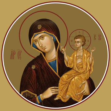 Pearl Print - Blessed Virgin Mary (for iconostasis)