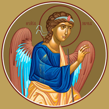 Pearl Print - Annunciation, Arch. Gabriel (for iconostasis)