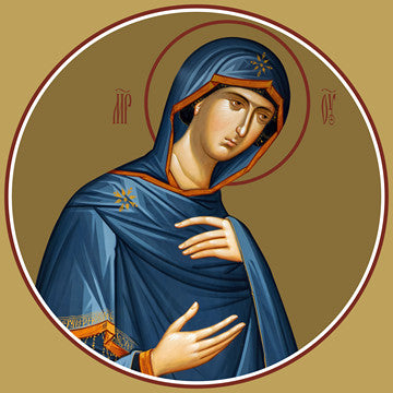 Pearl Print - Holy Mother of God (for iconostasis)
