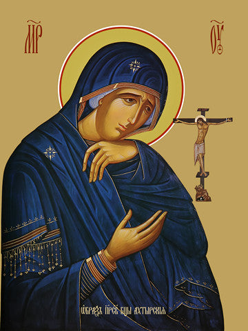 Pearl Print - Icon of the Mother of God Achtyrskaya