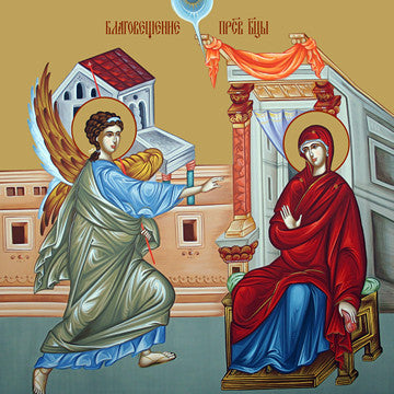 Pearl Print - Annunciation of the Theotokos