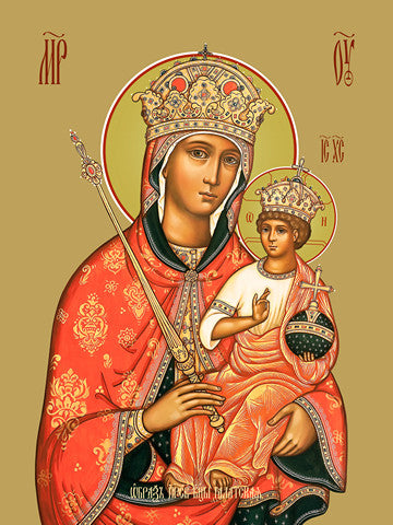 Pearl Print - Icon of the Mother of God - Galatskaya