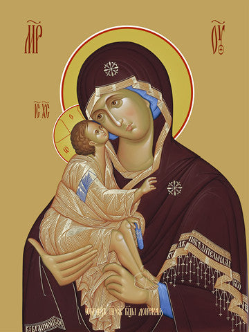 Pearl Print - Icon of the Mother of God - Donskaya