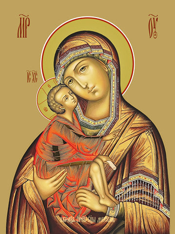 Pearl Print - Icon of the Mother of God - Donskaya