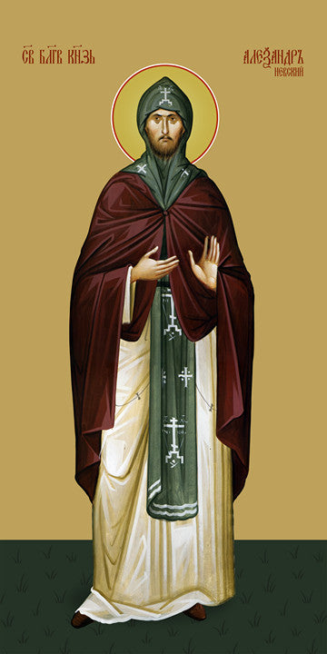 Pearl Print - Alexander Nevsky, holy noble prince