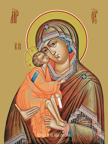 Pearl Print - Icon of the Mother of God - Donskaya
