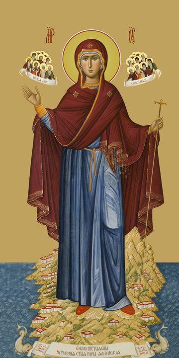 Pearl Print - Icon of the Mother of God Afonskaya