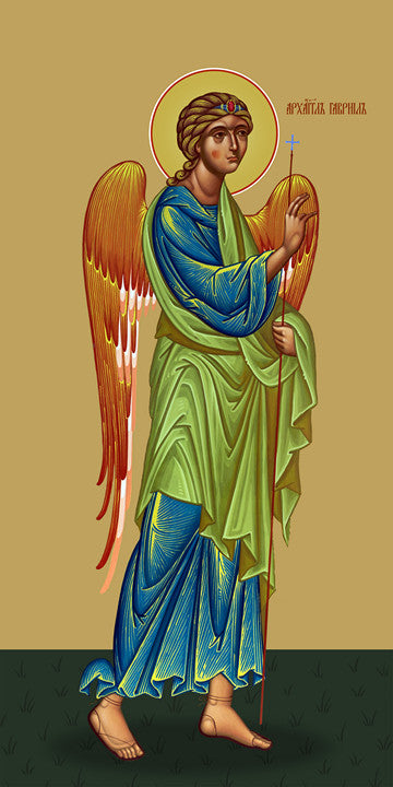 Pearl Print - Annunciation of the Theotokos (Gabriel)