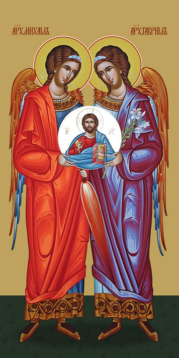 Pearl Print - Gabriel and Michael, archangels