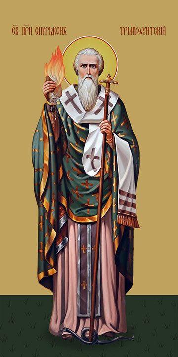 Pearl Print - Spyridon of Trimifuntsky, reverend