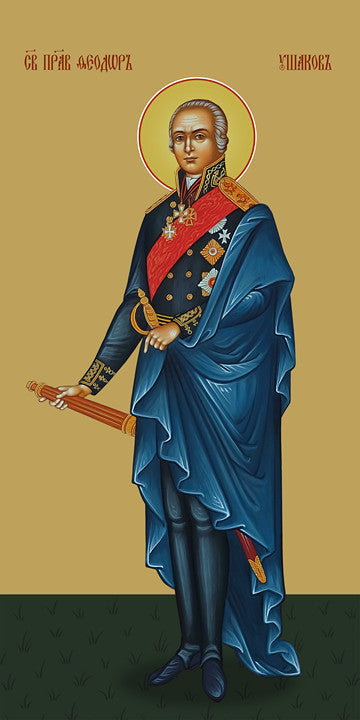 Pearl Print - Feodor Ushakov, the righteous