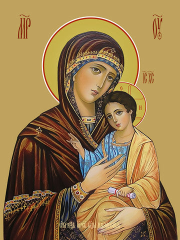 Pearl Print - Icon of the Mother of God - Kazanskaya