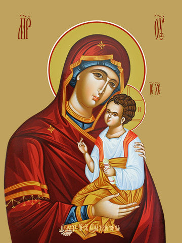 Pearl Print - Icon of the Mother of God - Iviron (Iverskaya)