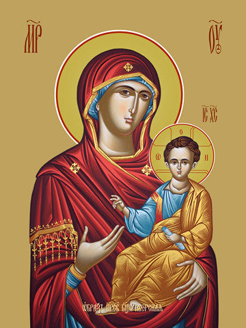 Pearl Print - Icon of the Mother of God - Iviron (Iverskaya)