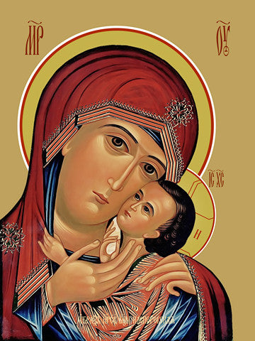 Pearl Print - Icon of the Mother of God - Kasperovskaya