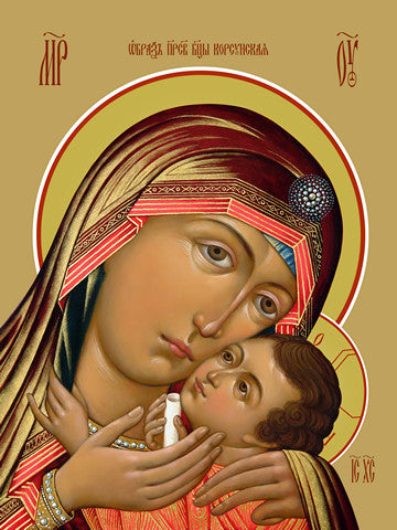 Pearl Print - Icon of the Mother of God - Korsunskaya