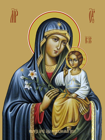 Pearl Print - Icon of the Mother of God - Unfading Color