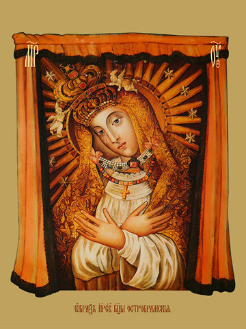 Pearl Print - Icon of the Mother of God - Ostrobramskaya