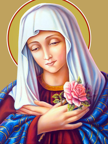 Pearl Print - Blessed Virgin Mary
