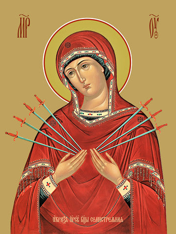 Pearl Print - Icon of the Mother of God - Seven Arrows