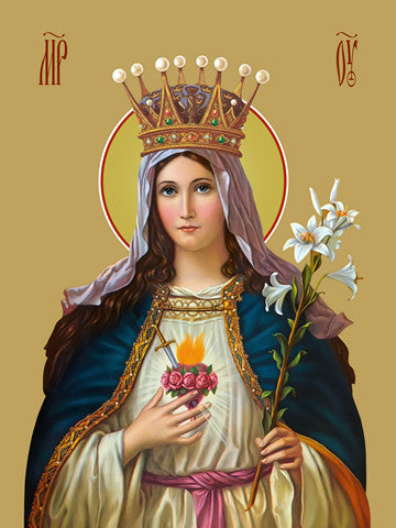 Pearl Print - Sacred Heart of Mary