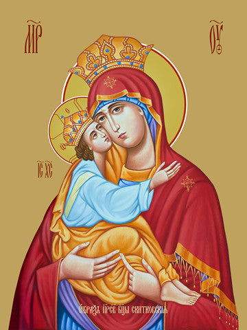 Pearl Print - Icon of the Mother of God - Skitkovskaya