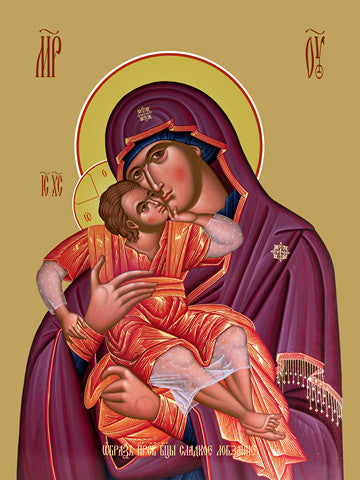 Pearl Print - Icon of the Mother of God - Sladkoe lobzanie