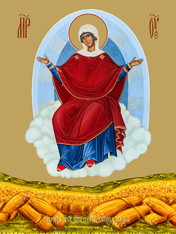 Pearl Print - Icon of the Mother of God - The Contestant of the Breads