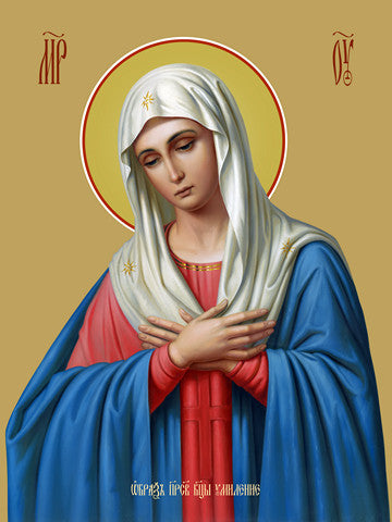 Pearl Print - Icon of the Mother of God - Affection