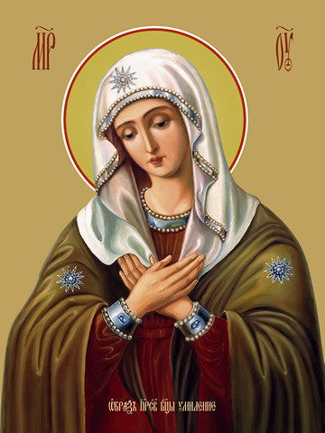 Pearl Print - Icon of the Mother of God - Affection