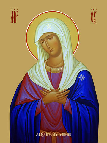 Pearl Print - Icon of the Mother of God - Affection